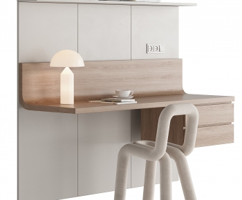 Modern Computer Desk And Chair-ID:739685068