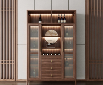 New Chinese Style Wine Cabinet-ID:831598041