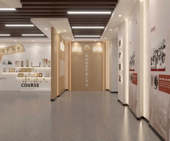 Modern Exhibition Hall-ID:549134976