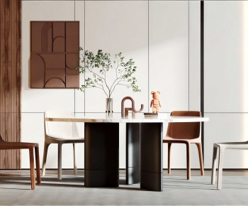 Modern Dining Table And Chairs-ID:925108911