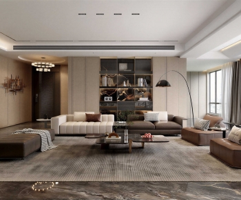 Modern A Living Room-ID:364099986