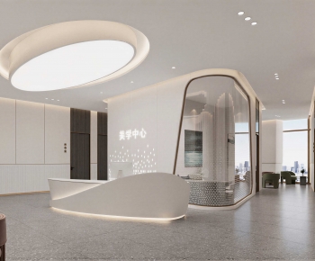Modern Office Reception Desk-ID:984050048