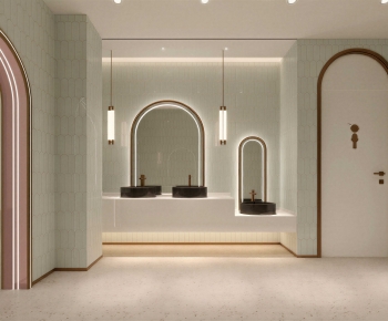 Modern Public Toilet-ID:354610922