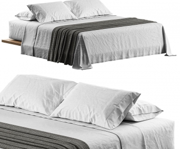 Modern Double Bed-ID:310844905