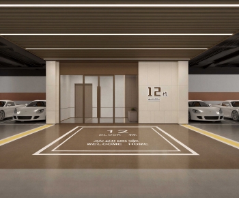 Modern Underground Parking Lot-ID:223298072
