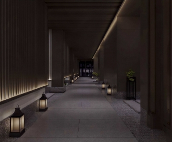 New Chinese Style Corridor-ID:571331982