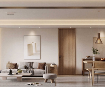 Modern A Living Room-ID:744326116