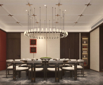 New Chinese Style Dining Room-ID:862262961