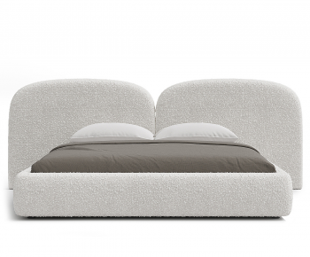 Modern Double Bed-ID:972945934