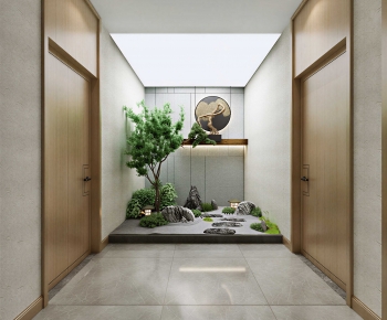 New Chinese Style Corridor-ID:657809023