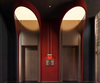 Modern Office Elevator Hall-ID:837846047