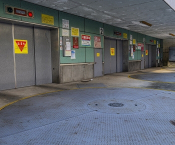 Modern Underground Parking Lot-ID:223429248