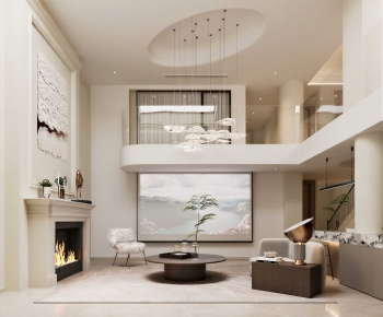 Modern A Living Room-ID:700509074