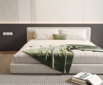 Modern Double Bed-ID:231654888