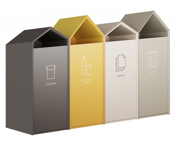 Modern Trash Can-ID:609674934