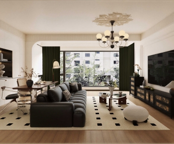 French Style A Living Room-ID:212661987