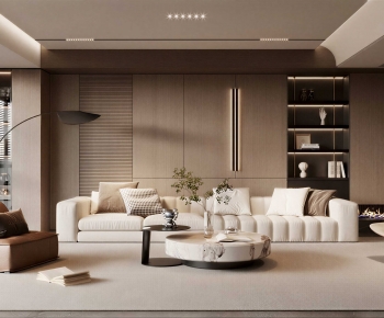 Modern A Living Room-ID:857904916