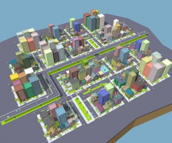 Modern Architectural Bird's-eye View Planning-ID:592539348