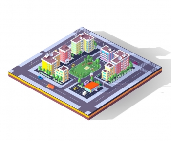 Modern Architectural Bird's-eye View Planning-ID:914886953