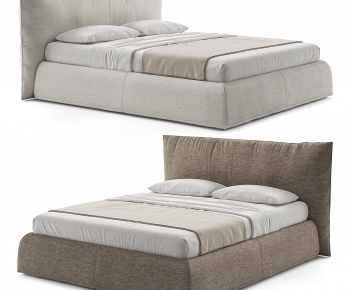 Modern Double Bed-ID:595400099