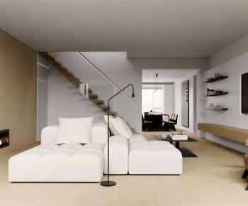 Modern A Living Room-ID:327435972