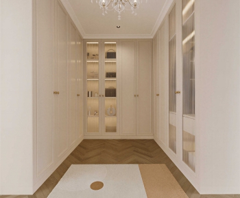 French Style Clothes Storage Area-ID:390470982