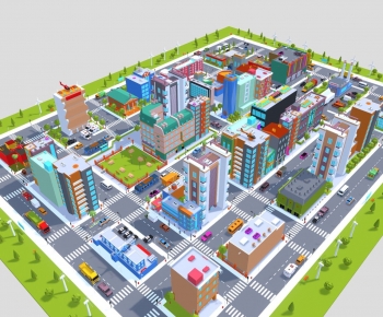 Modern Cartoon House-ID:676948075