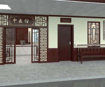 Chinese Style Hospital Hall-ID:428643946