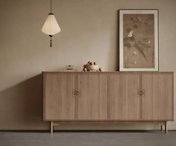 New Chinese Style Side Cabinet-ID:124445921