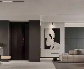 Modern A Living Room-ID:793600121