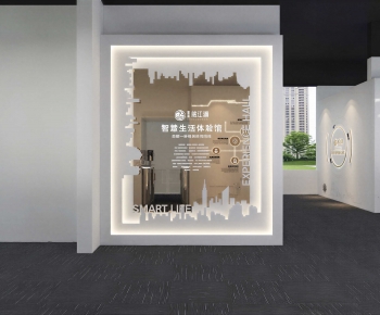 Modern Exhibition Hall-ID:591828112