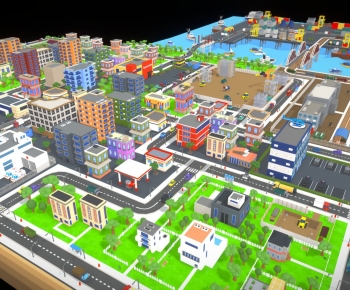 Modern Architectural Bird's-eye View Planning-ID:554624084