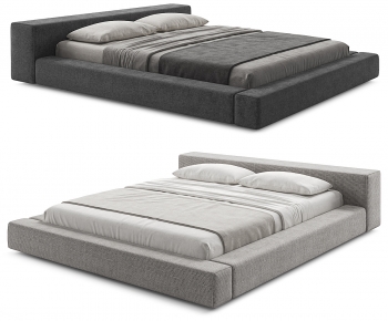 Modern Double Bed-ID:680931095