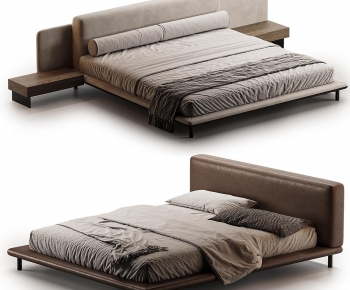Modern Double Bed-ID:999636898