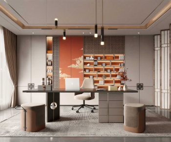 New Chinese Style Study Space-ID:796909393