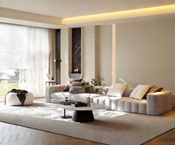 Modern A Living Room-ID:834012996