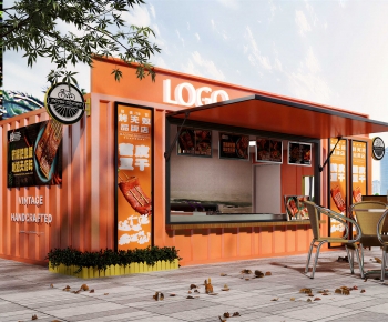 Modern Building Appearance-ID:496702915