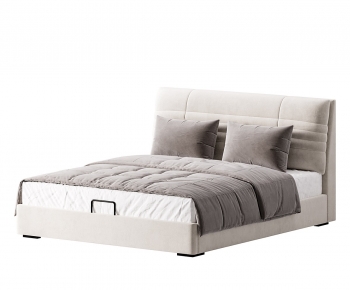 Modern Double Bed-ID:979470015
