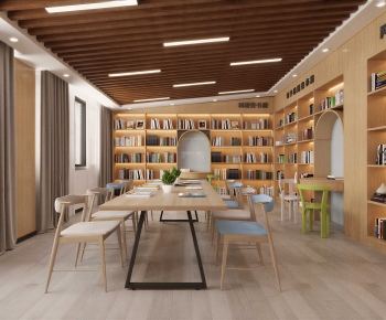Modern Bookstore Book Bar-ID:821754939