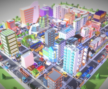 Modern Cartoon House-ID:777299431