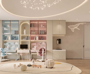 Modern Children's Room Activity Room-ID:365545037