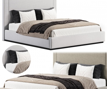 Modern Double Bed-ID:414285901