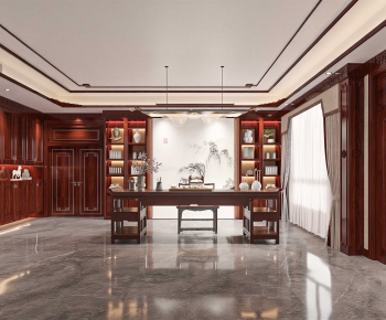 New Chinese Style Study Space-ID:811912063