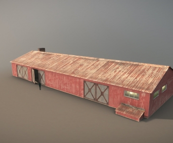 Modern Industrial Building-ID:348484045