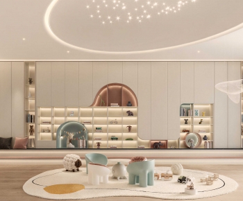 Modern Children's Room Activity Room-ID:493761069