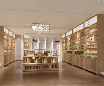 New Chinese Style Retail Stores-ID:928153995