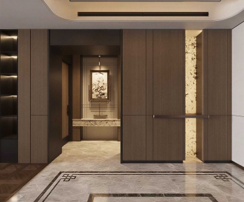 New Chinese Style Hallway-ID:959810972