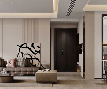 Modern A Living Room-ID:891783958