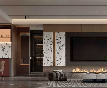 Modern A Living Room-ID:894100749