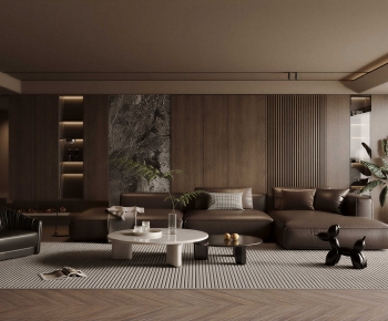 Modern A Living Room-ID:609253881